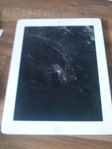 beschädigtes iPad