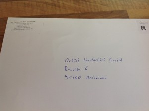 Brief an Ortlieb